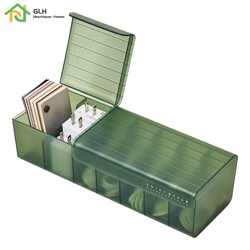 Настольный контейнер для хранения данных и кабелей | Дом сад