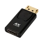 Переходник DP в HDMI-совместимый с макс. 4K 60 Гц для порта дисплея, кабель штырь-гнездо, адаптер для телевизора, ПК, проектора