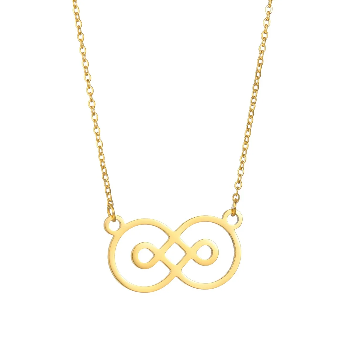 

2021 New baroque women's golden retro constellation clavicle chain simple titanium steel necklace