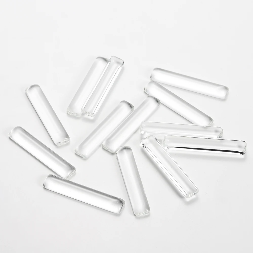 5 шт./лот прямоугольный увеличительный кабошон с плоской задней поверхностью