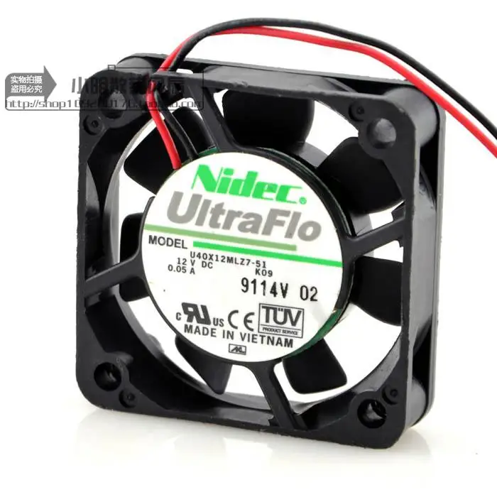 

Абсолютно Новый 4010 12V 0.05A U40X12MLZ7-51 40X40X10MM 3,2 см вентиляторы