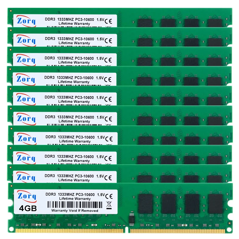 10 шт./комплект оперативная память DDR3 4 ГБ 8 1333 МГц 1666 | Компьютеры и офис