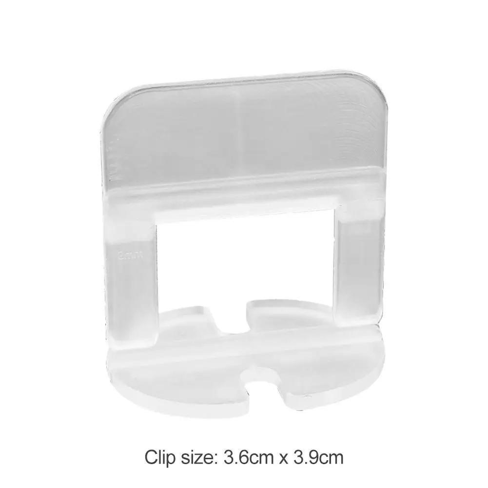 

100pcs Wedges Clips Plastic Ceramic Tile Leveling System Tiling Flooring Tools Maintaining the Balance of Ceramic