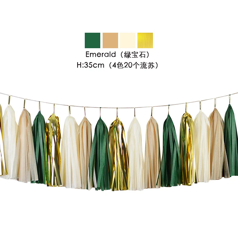 

Наборы гирлянд из папиросной бумаги parehope 20 шт.