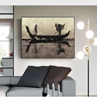 Декоративная картина для гостиной, большого размера, Фэнтези Арт-плакат и холст