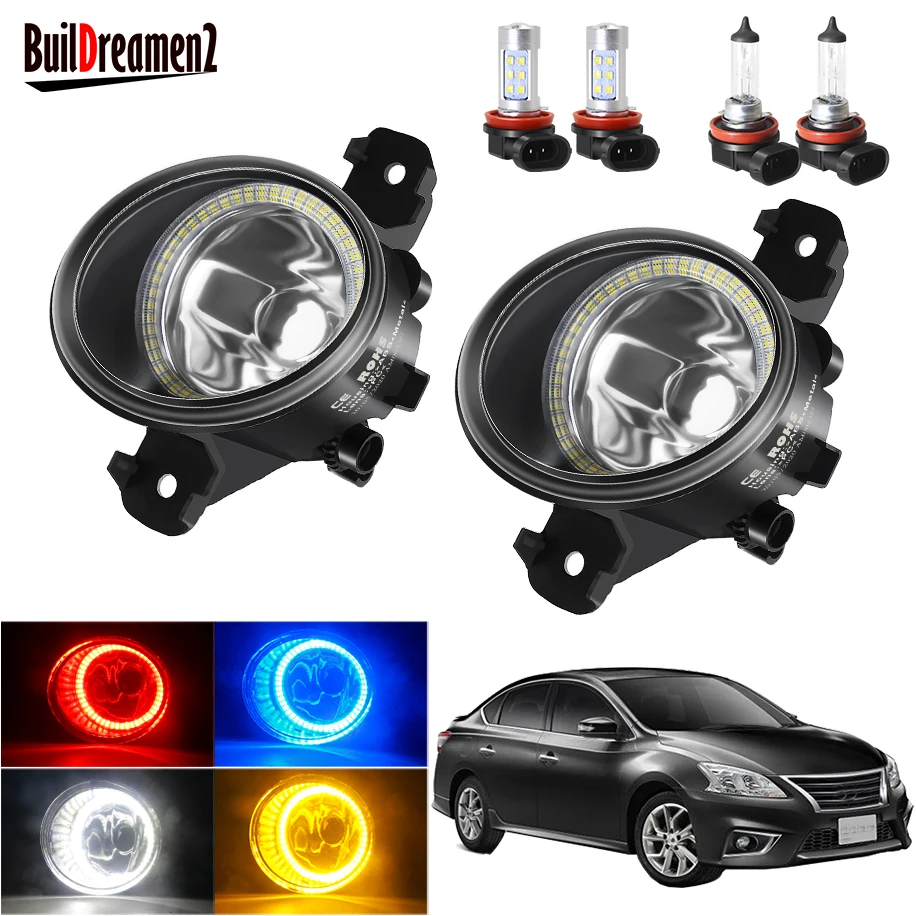 Противотумансветильник Angel Eye в сборе для Nissan Sylphy 2013-2019 Автомобиль H11 передний