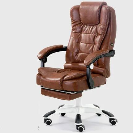 A4 Офисный стул домашний компьютерный стул Silla Gamer PU удобный механизм игровой стул Silla Oficina Cadeira Gamer 7 точечный массаж - Цвет: A4