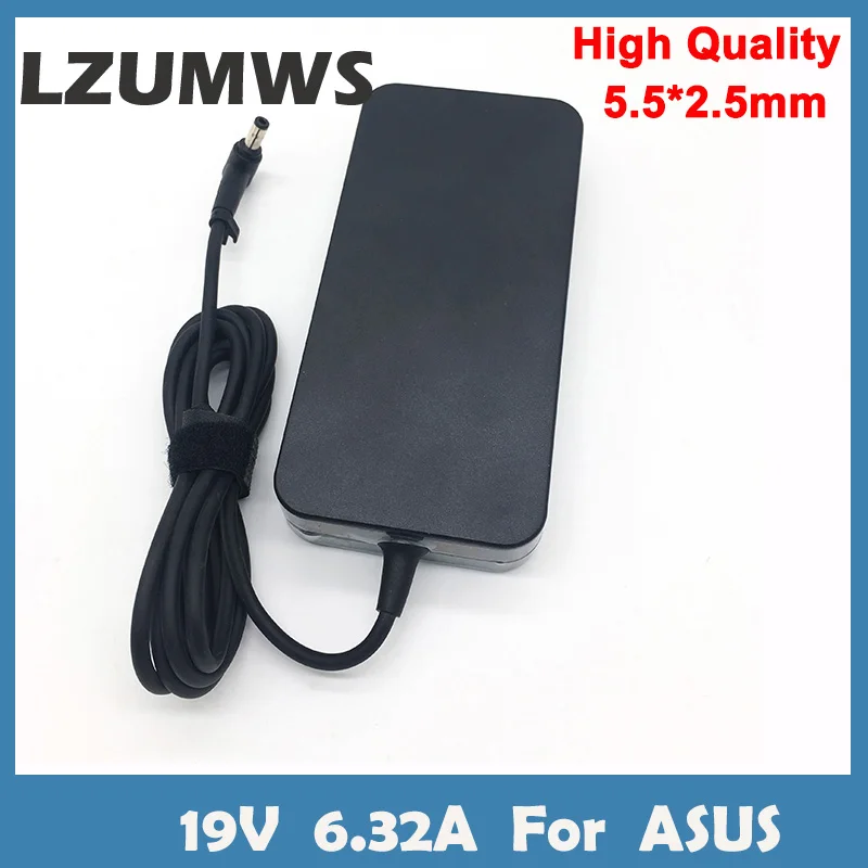 

LZUMWS 19V 6.32A 5.5*2.5mm 120W Laptop Adapter Notbook Power Supply For toshiba ACER Asus N550 K53 N750 N500 N56V N53S G50 N55