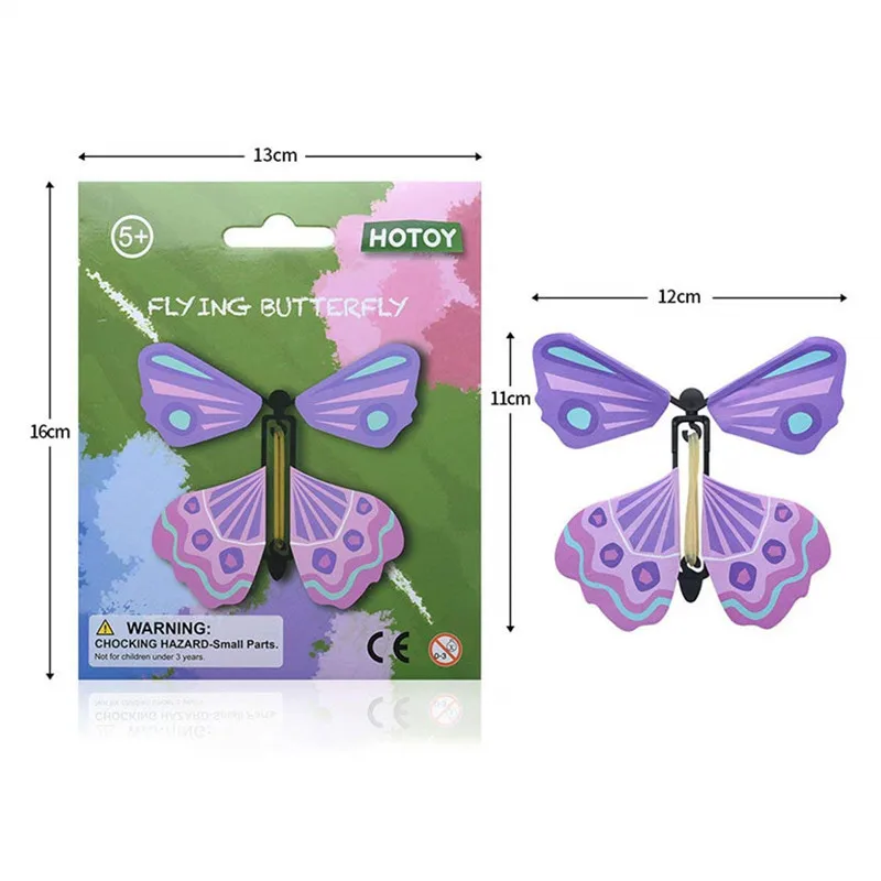 Горячая новинка милая забавная игрушка Волшебная Летающая бабочка научная