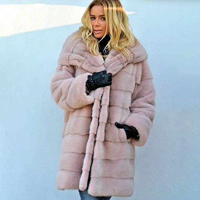 Пальто женское вельветовое с капюшоном длинное Осень-зима 2020 | Женская одежда