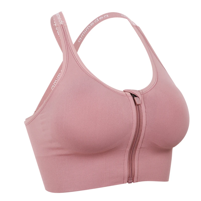 Сексуальный розовый укороченный топ майка для активного отдыха бюстгальтер