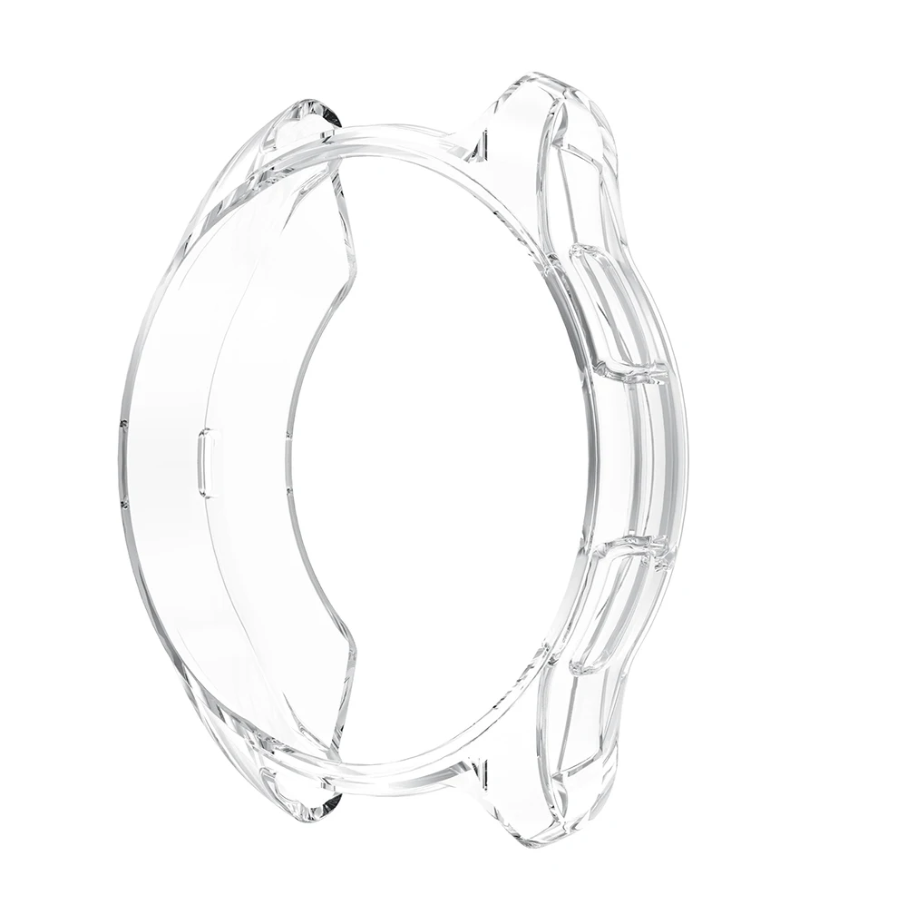 Clear Прозрачный мягкий чехол из ТПУ для samsung Galaxy Watch 42 мм 46 мм силиконовая защитная рамка оболочка для gear S3 Frontier Case - Цвет: Clear