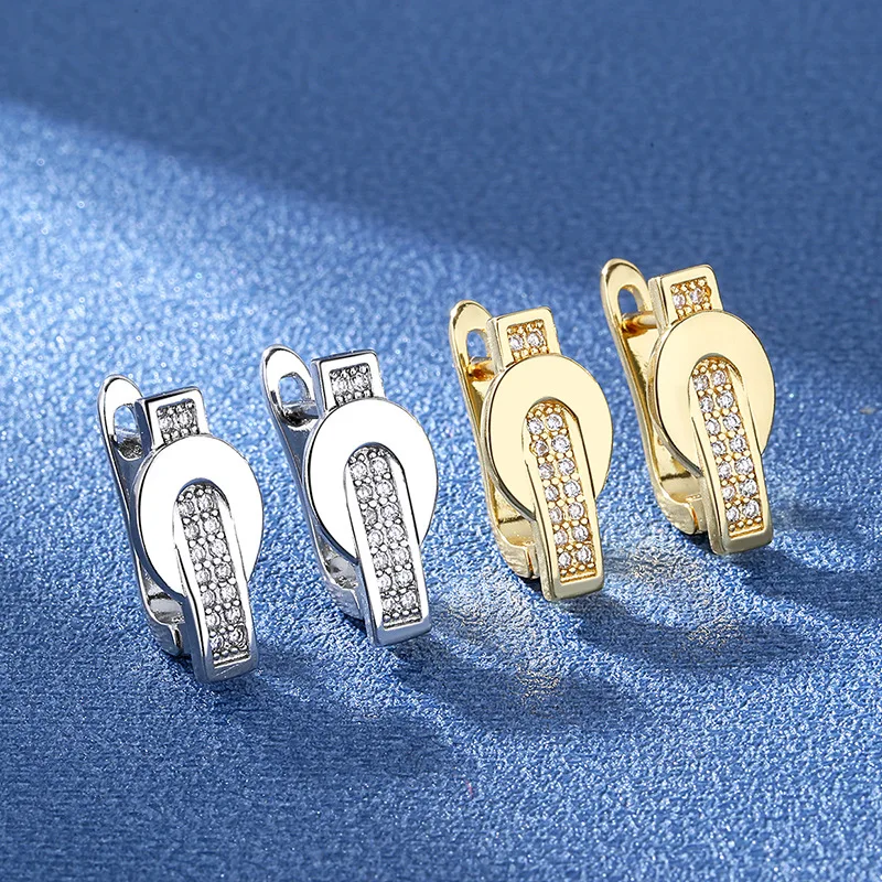 

Earrings fashion jewelry zircon stud earrings ladies party wedding jewelry high quality earrings
