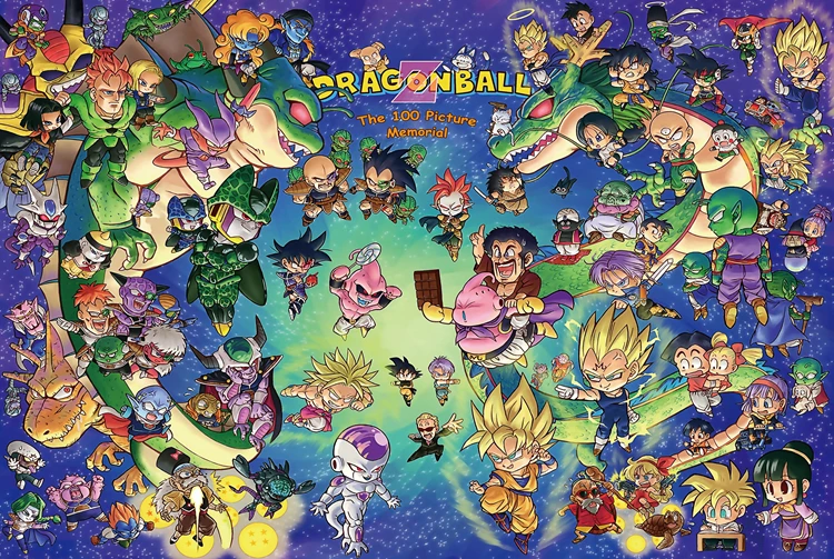 puzzle 1000 pieces Головоломки для сборки, игрушки для взрослых, 300, 500, 1000 штук, мультфильм, аниме, индивидуальные пазлы, драконий жемчуг, деревянные пазлы, игры - Цвет: puzzle 1000 pieces