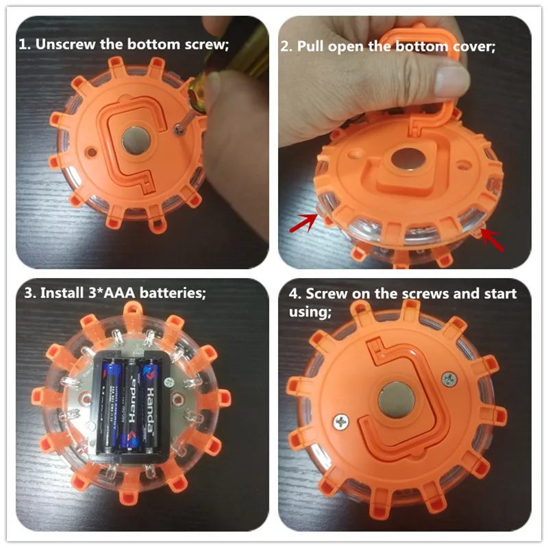 2020 Прямая поставка светодиодный аварийный автомобильный светильник s дорожные