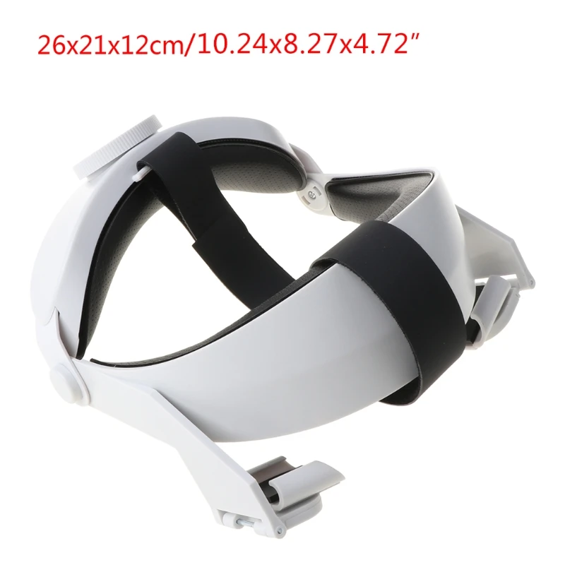 

1Set Non-slip Headband Fixing Strap Adjustable Head Strap VR Helmet Belt for -Oculus Quest 2/2 VR Headset Accessories