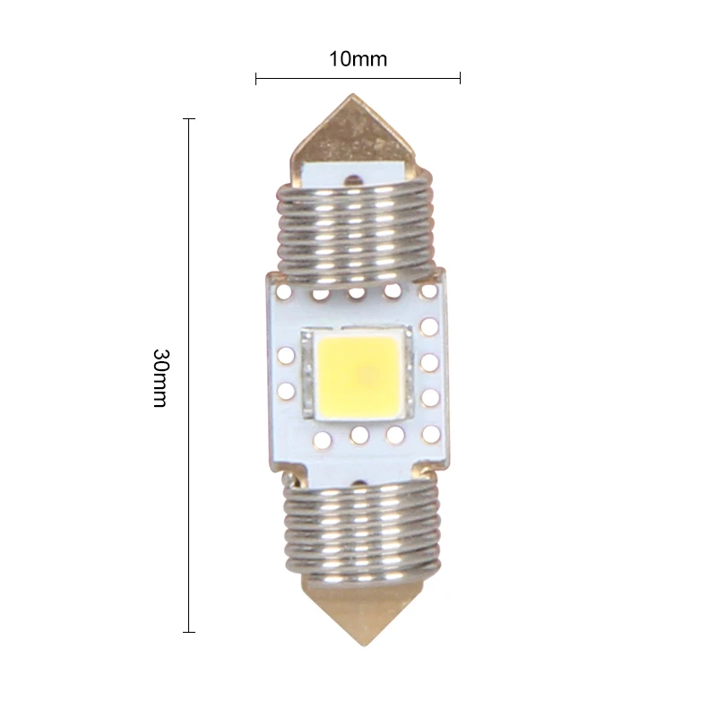 Лучшая цена автомобильные аксессуары 12 SMD COB Светодиодный белый светильник