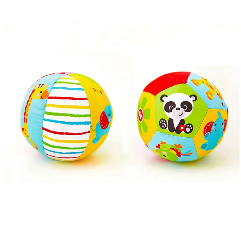 Мягкие мягкие игрушечные шарики детские игрушки животные Ball погремушки для