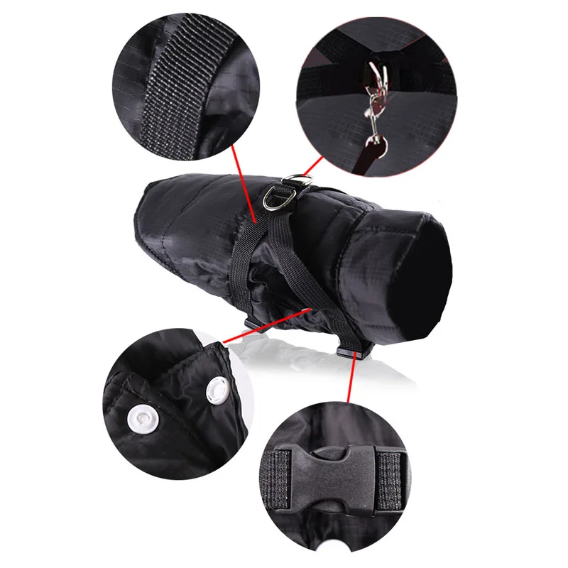 Новинка водонепроницаемое пальто для щенков женская одежда жилет с ремнями