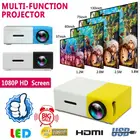 Светодиодный мини-проектор YG300 Pro 480x27 2 пикселя поддержка 1080P HD USB аудио портативный домашний медиаплеер