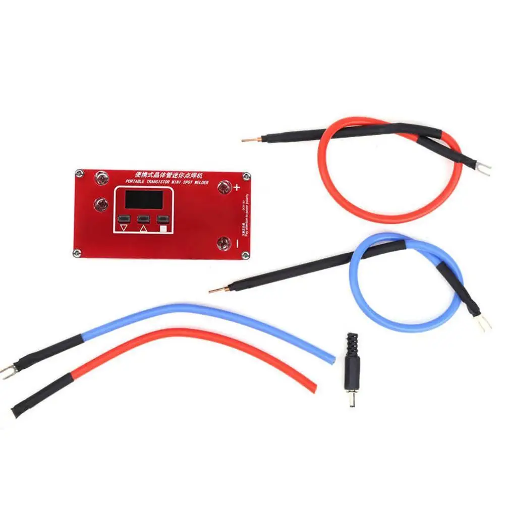 Портативный Аппарат для точечной сварки с литиевым аккумулятором 18650 и ЖК