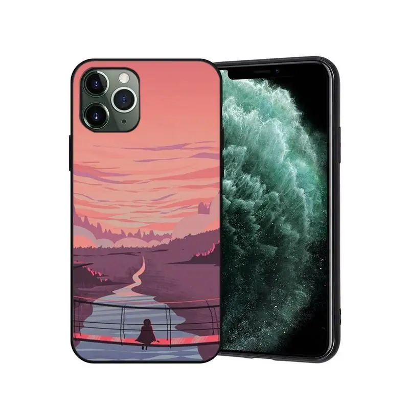 beautiful landscape Phone Case for iphone 12 11 PRO MAX X XS XR 6S 7 8 PLUS SE 2020 cases cover designer brand
