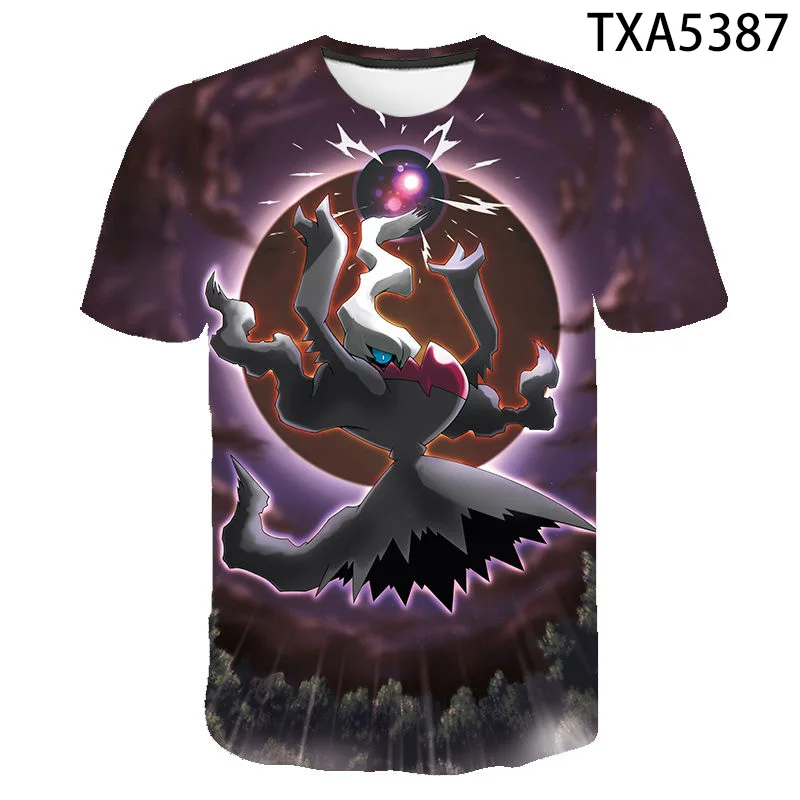 

Summer PokemonT Shirt Boy Girl Kids 3D Printed T-shirt Cool Cartoon Anime Summer Casual Tops Men Women Children Streetwear Tee