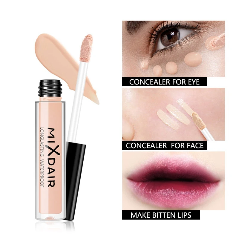 Ew Профессиональный жидкий консилер для макияжа кожи скрывает отбеливающий