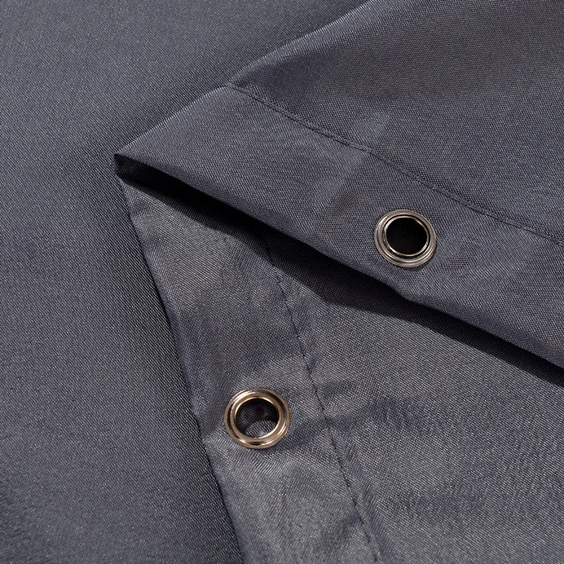 Современные занавески для душа утолщенные темно серые однотонные из