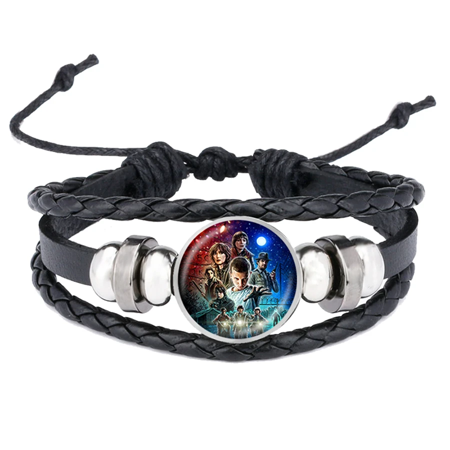 Необычные вещи браслеты 3D дизайн персонажа ручной работы кожаный