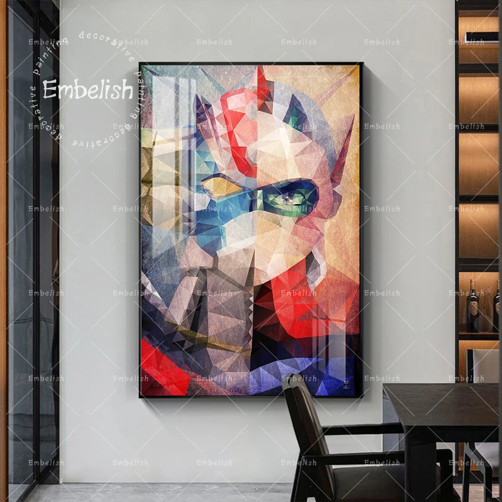 

1 Pieces Abstract Cartoon Character Modern Artworks For Living Room Wall Art Poster HD Spray On Canvas Oil Painting Pictures