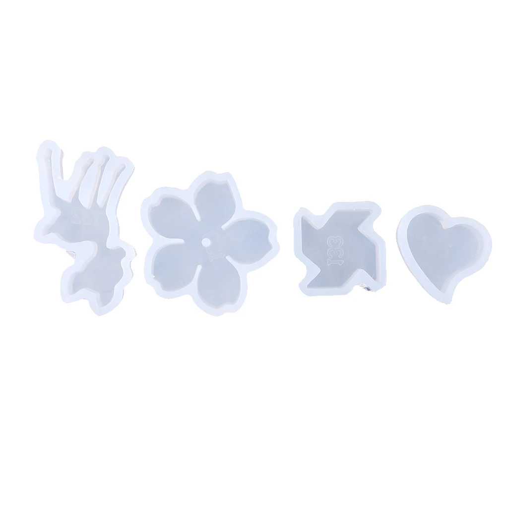 

4 шт., силиконовые формы для подвесок