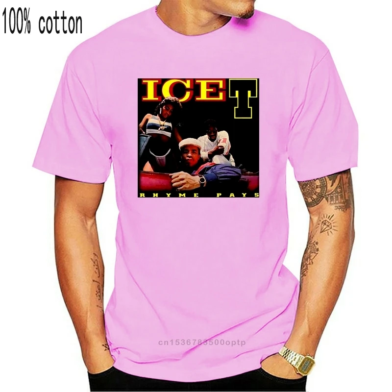 

New Ice T Rhyme Pays T Shirt S-3Xl 2021 Control Industry Merchandise Free Shipping Tee Shirt