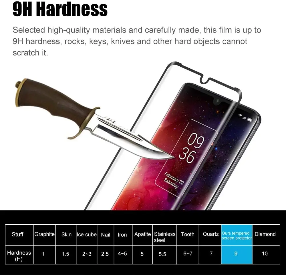 3d arc edge full curved tempered glass on for tcl 10 plus screen protector glass for tcl 10 pro free global shipping