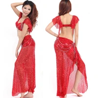 women sexy belly dance costume bellydance brashiny skirts bollywood dance costumes 8colors dance wear party dress tribal