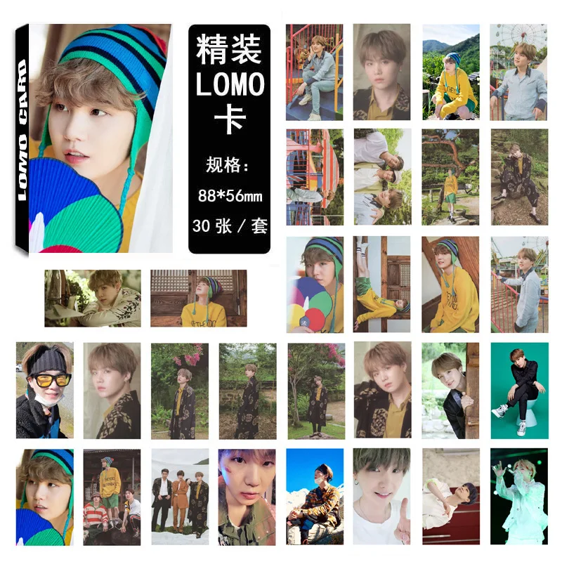 30 шт./компл. Kpop Bangtan Boys летний альбом Фотокарта хорошее качество Bangtan Boys Photo Lomo Card Bangtanboys Новые поступления Kpop