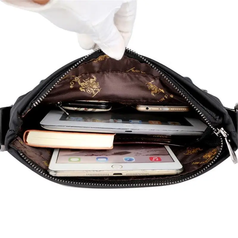 Новинка повседневная сумка через плечо однотонная водонепроницаемая Оксфорд