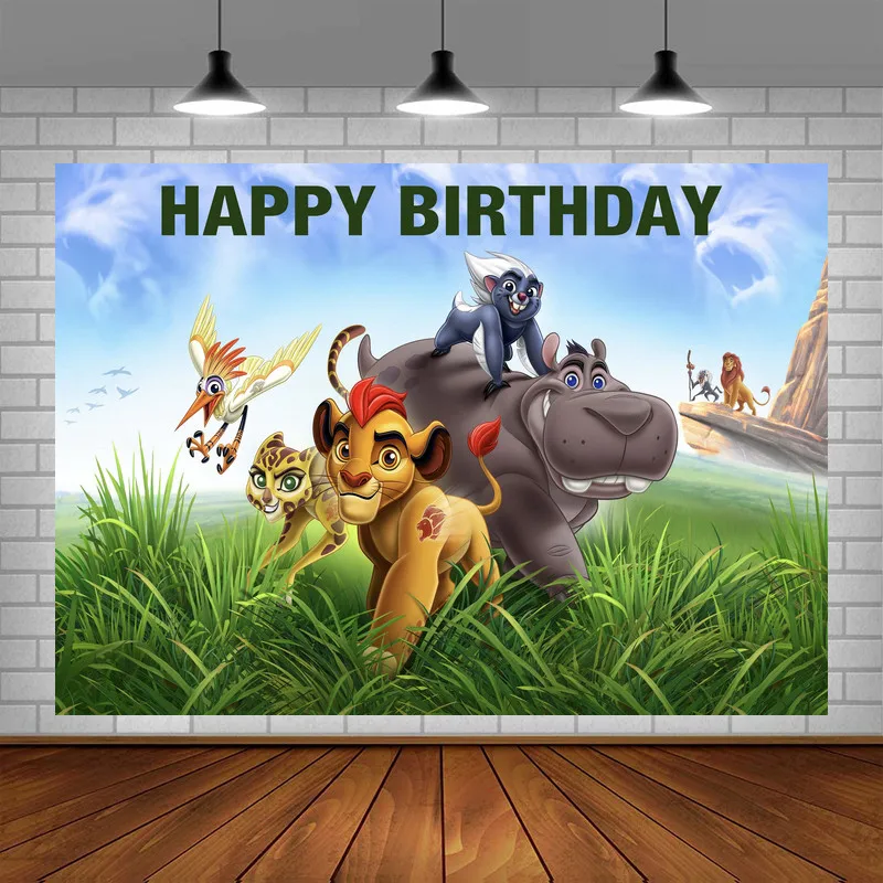 Фон для детской фотосъемки с изображением короля и леса |