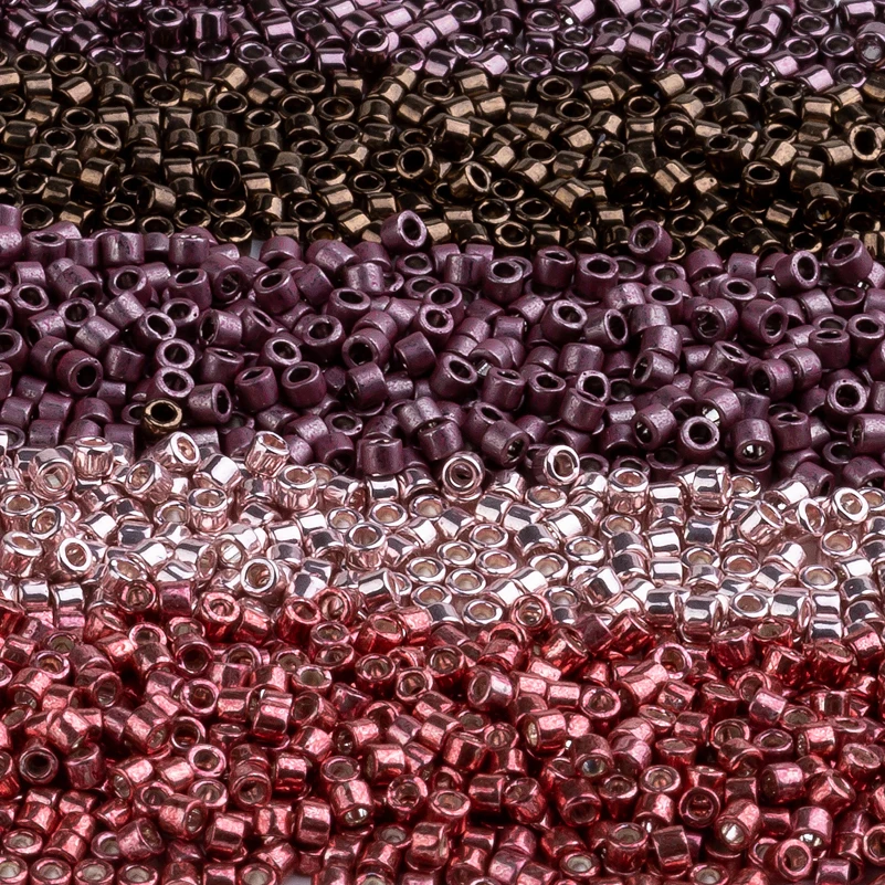 Taidian Miyuki Delica Seed Bead 11/0 для Broderie De Perles Francaises непрозрачный белый DB1-40 1,6x1,3 мм около 1000 штук
