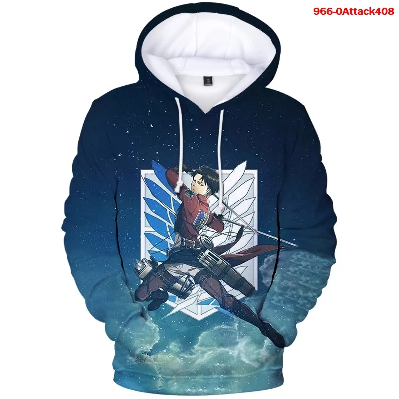 

New Attack on Titan Loose Hoodie Men Clothing Japanese Anime Streetwear Hooded Casual 3D Hoodies Sweatshirts Attack on Titan
