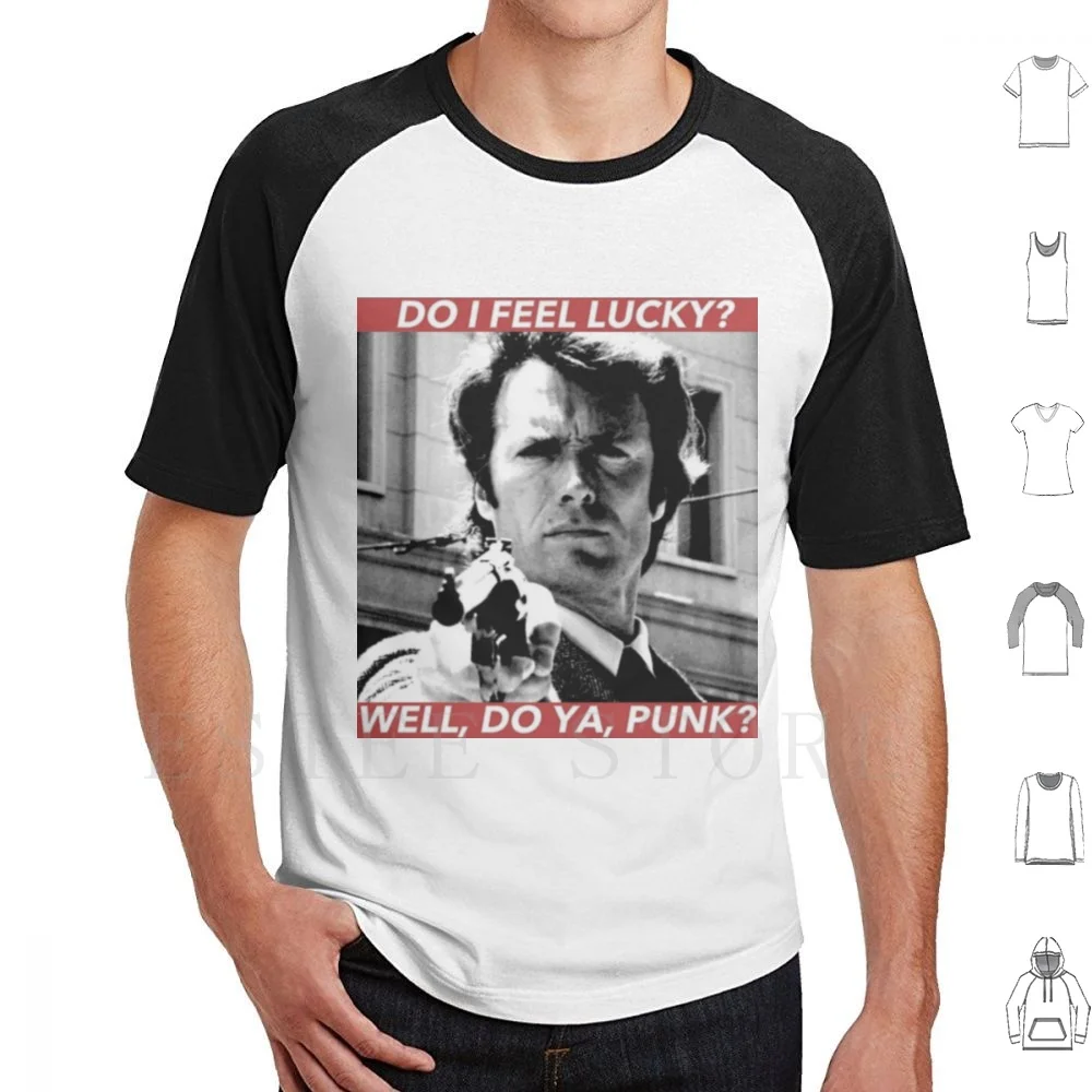 Грязный Гарри футболка хлопок мужчины Diy печать грязный клинтт Eastwood пистолет