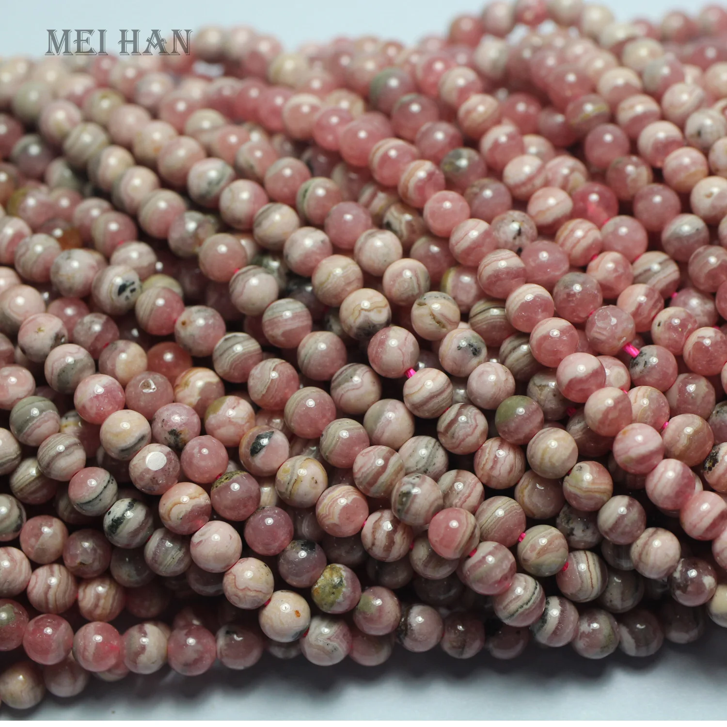 Meihan оптовая продажа (2 нити/комплект) натуральная фотоблестящая 4-5 мм Гладкие