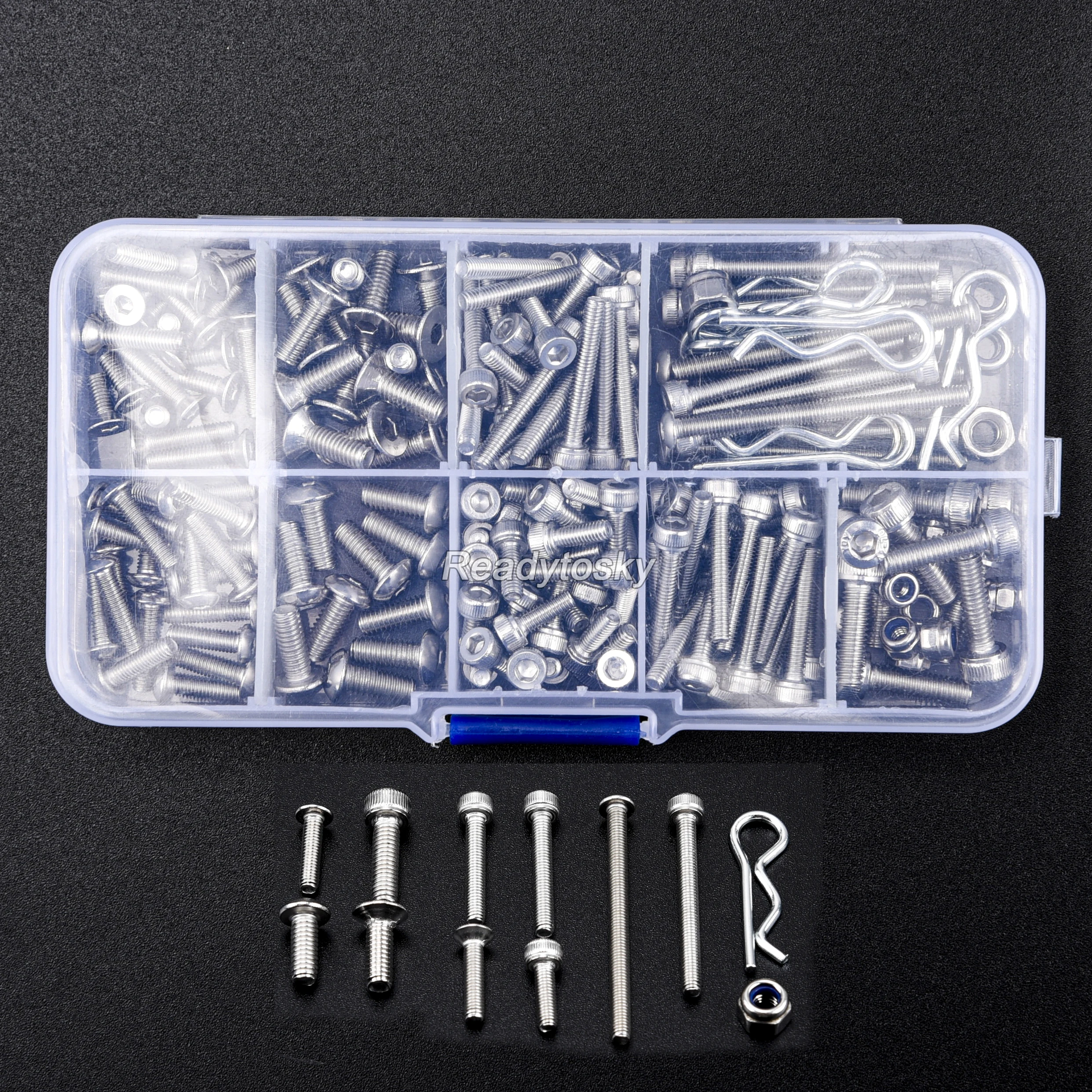 

Stainless Metal Steel RC Screws Screw Kit for Traxxas Slash 4x4 Short Truck Off-road RC Car DIY Car Parts Set Tools