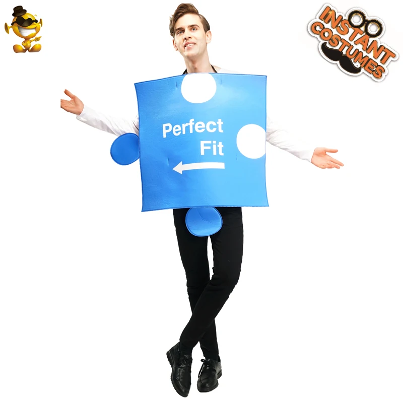 Пазл для взрослых и Пар Унисекс костюм косплея наряд вечеринки забавная Милая