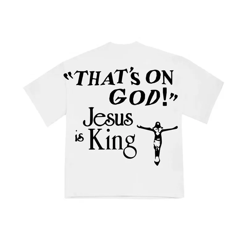 Kanye West Jesus Is King Sunday сервис футболка для мужчин и женщин лучшее качество цифровой