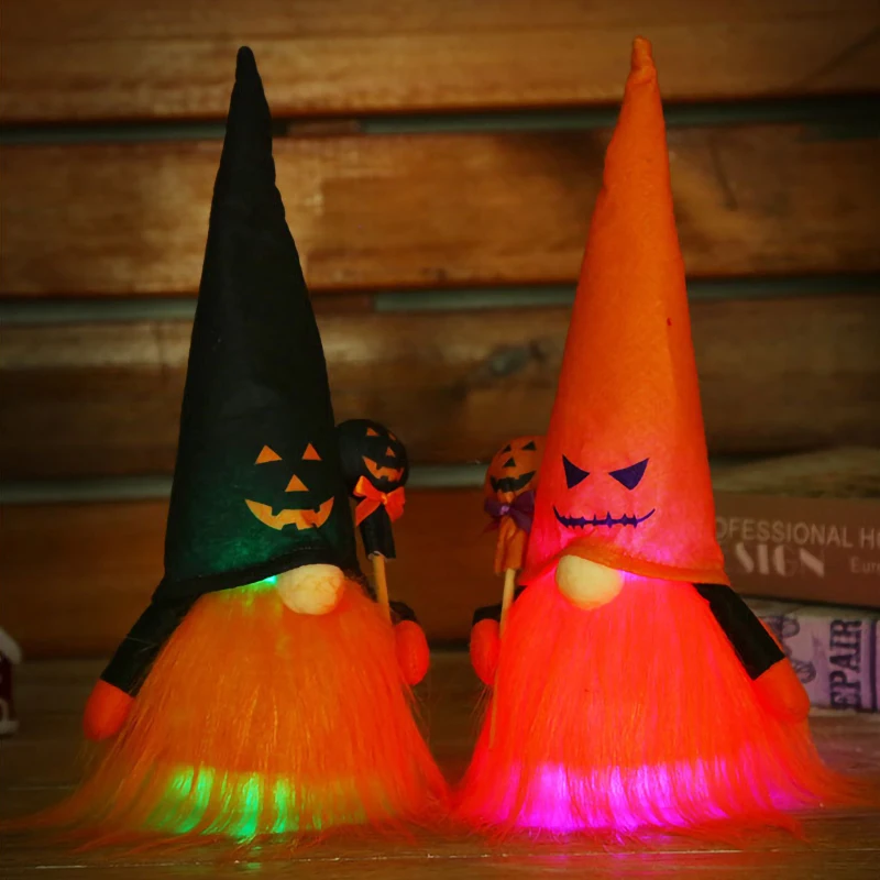 

Кукла безлицевая градиенсветильник, подарок на день всех святых, украшение детской, милая гримаса, гном, плюшевые игрушки