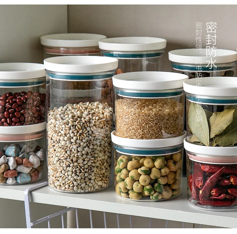 

Japanese Superimposed Grain Storage Tank Kitchen Has Cover Plastic Sealed Tank Food Preservation Box Kitchen Storage Container