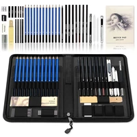40pcs professional sketching drawing pencils kit art markers painting tool set for student drawing sketching art supplies gift