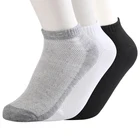 Детские носки по 10 пар дышащие Для Мужчин's спортивные короткие носки до лодыжки носки Для мужчин однотонные сетчатые Высокое качество Мужские носки-башмачки, горячая распродажа