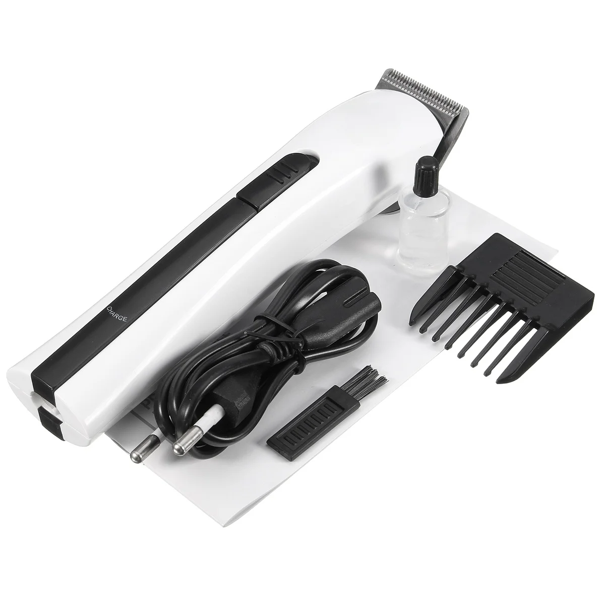 

240V Hair Trimmer Professional Hair Clipper Men Cordless Rechargeable Barber Scissors Razor Haircut Machine